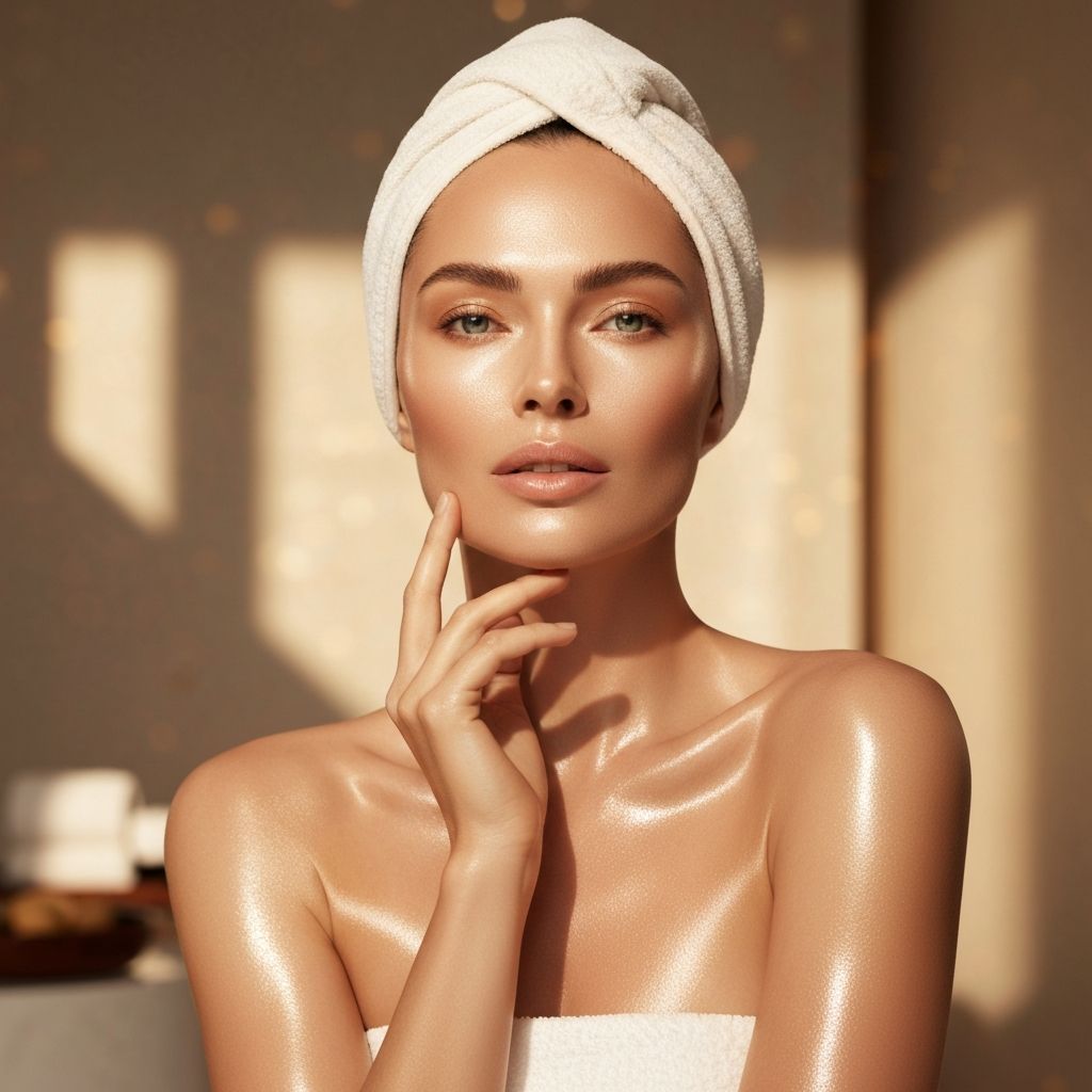 Relaxing cosmetic spa experience